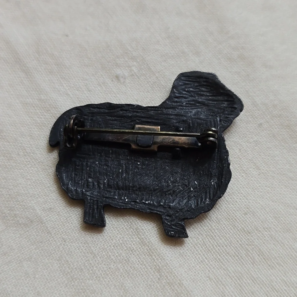 Pewter Sheep Pin - Picture 2 of 2